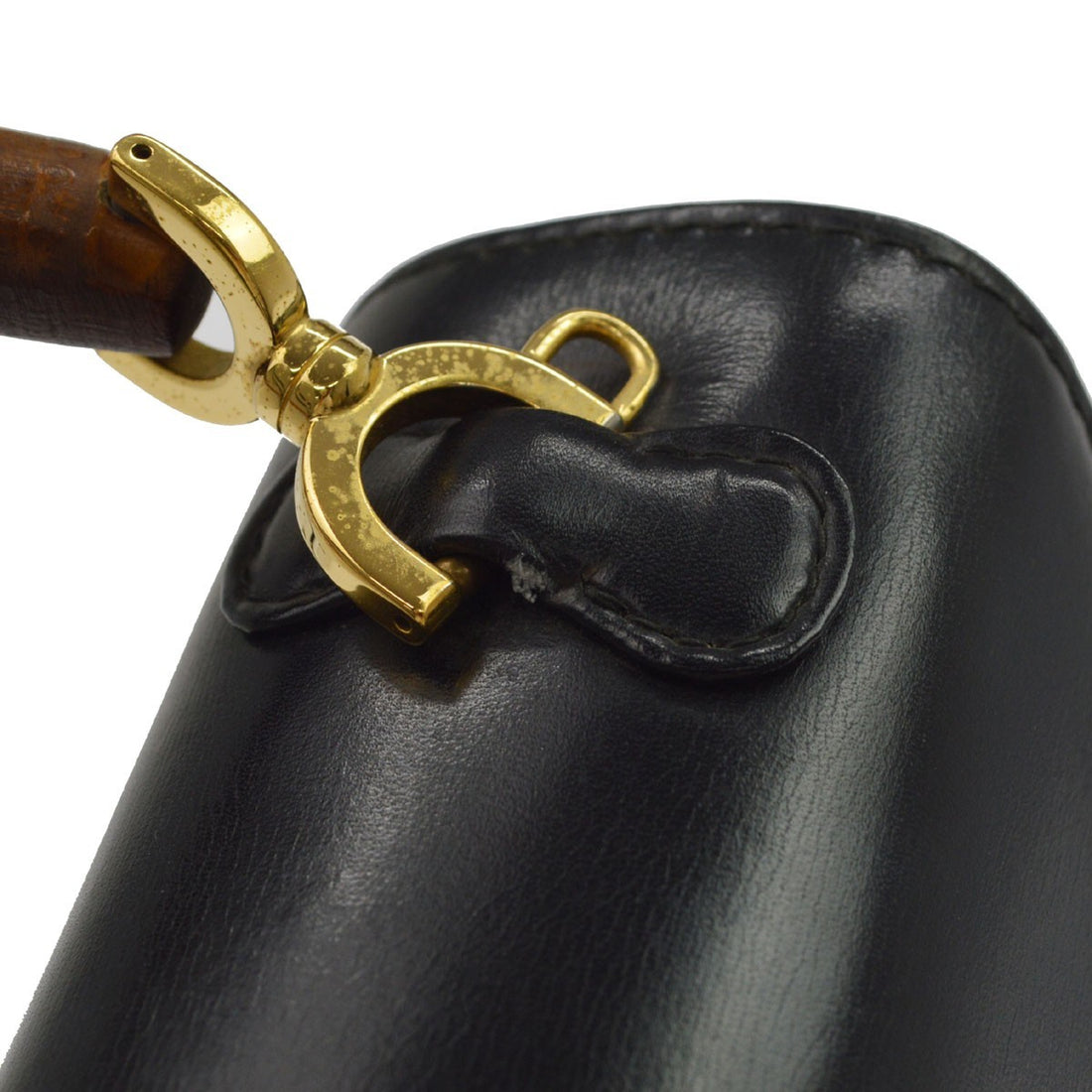Gucci Bamboo in Pelle Nera Vintage