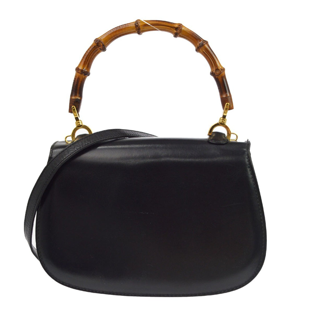 Gucci Bamboo in Pelle Nera Vintage