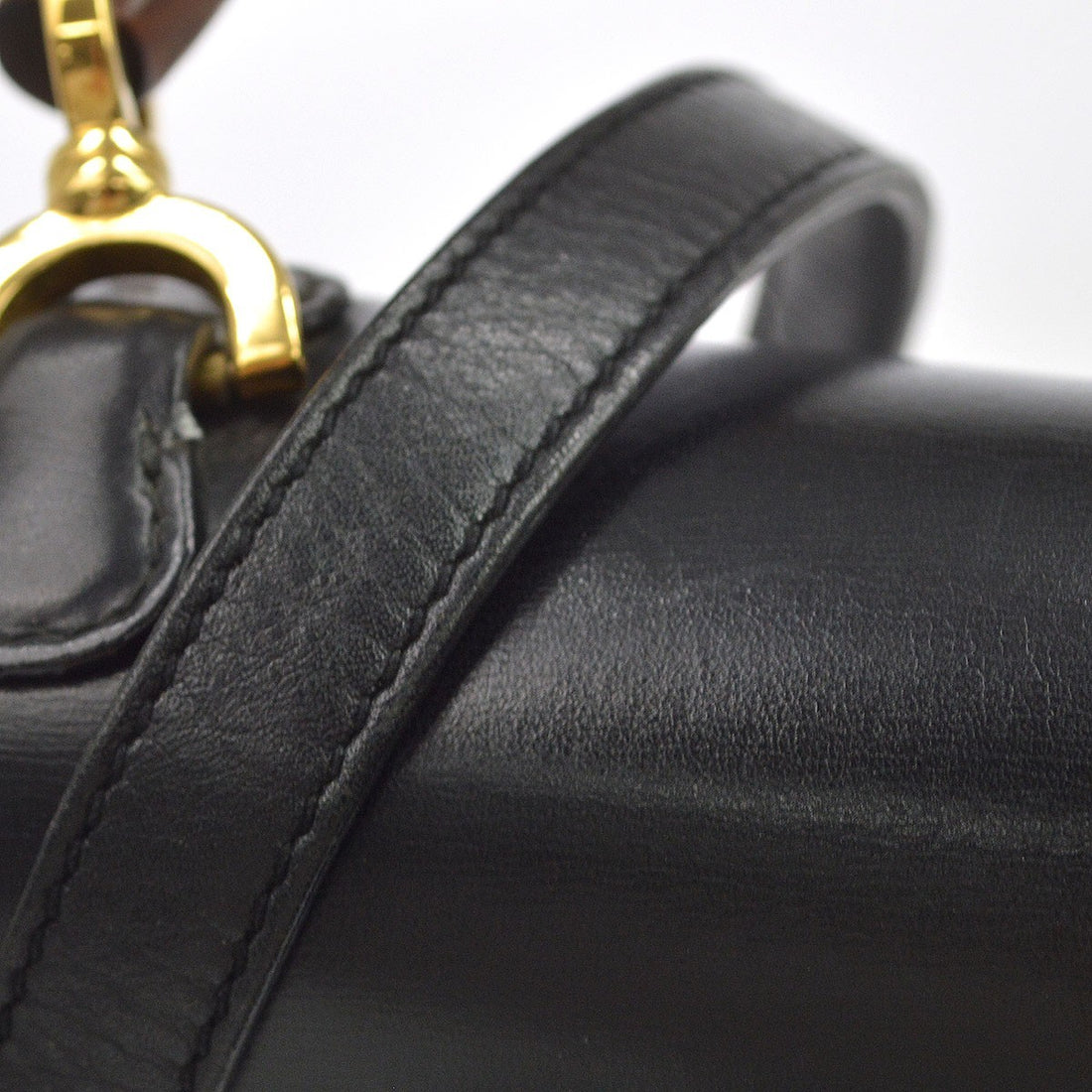 Gucci Bamboo in Pelle Nera Vintage