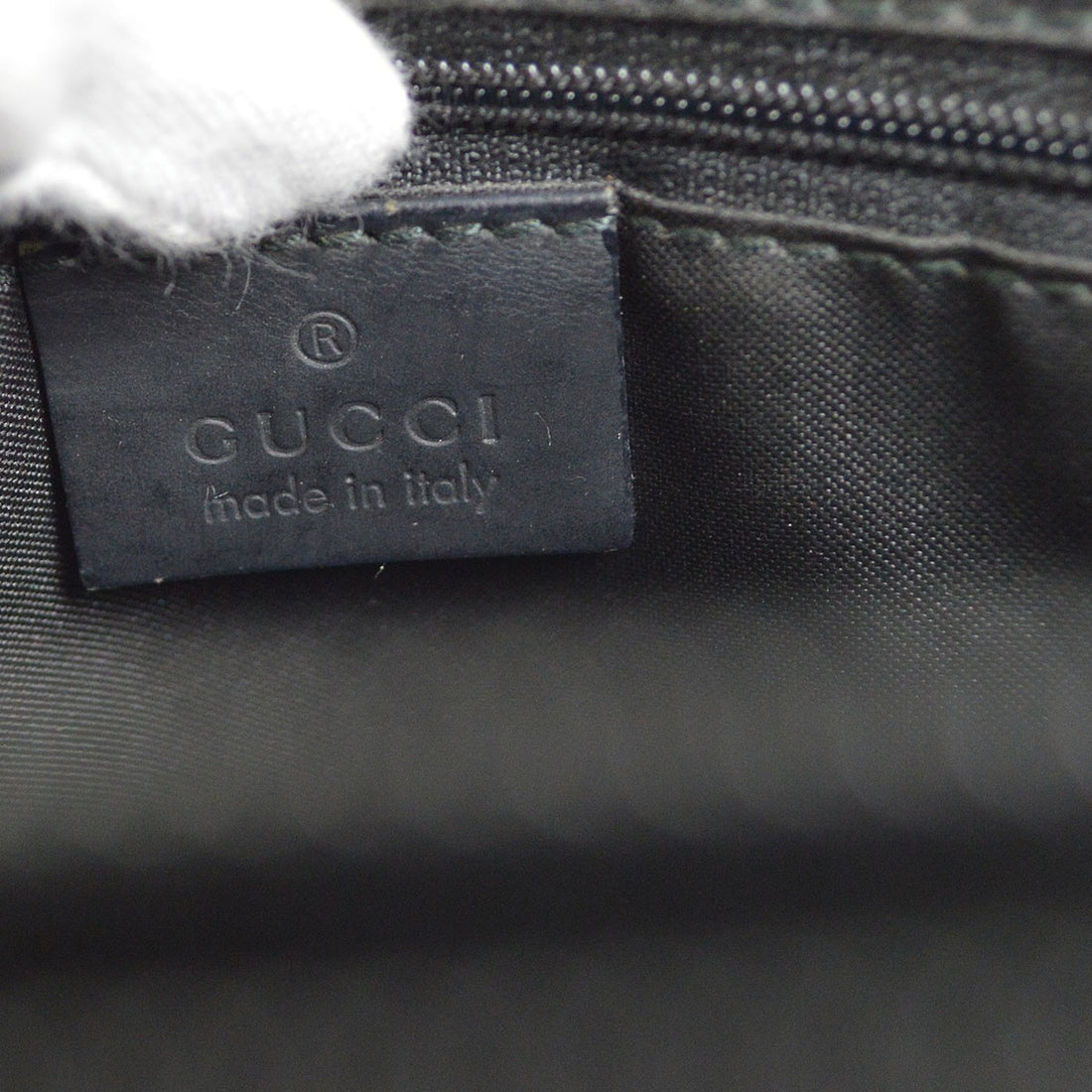 Gucci Bamboo Tote in Tela GG Nero Vintage