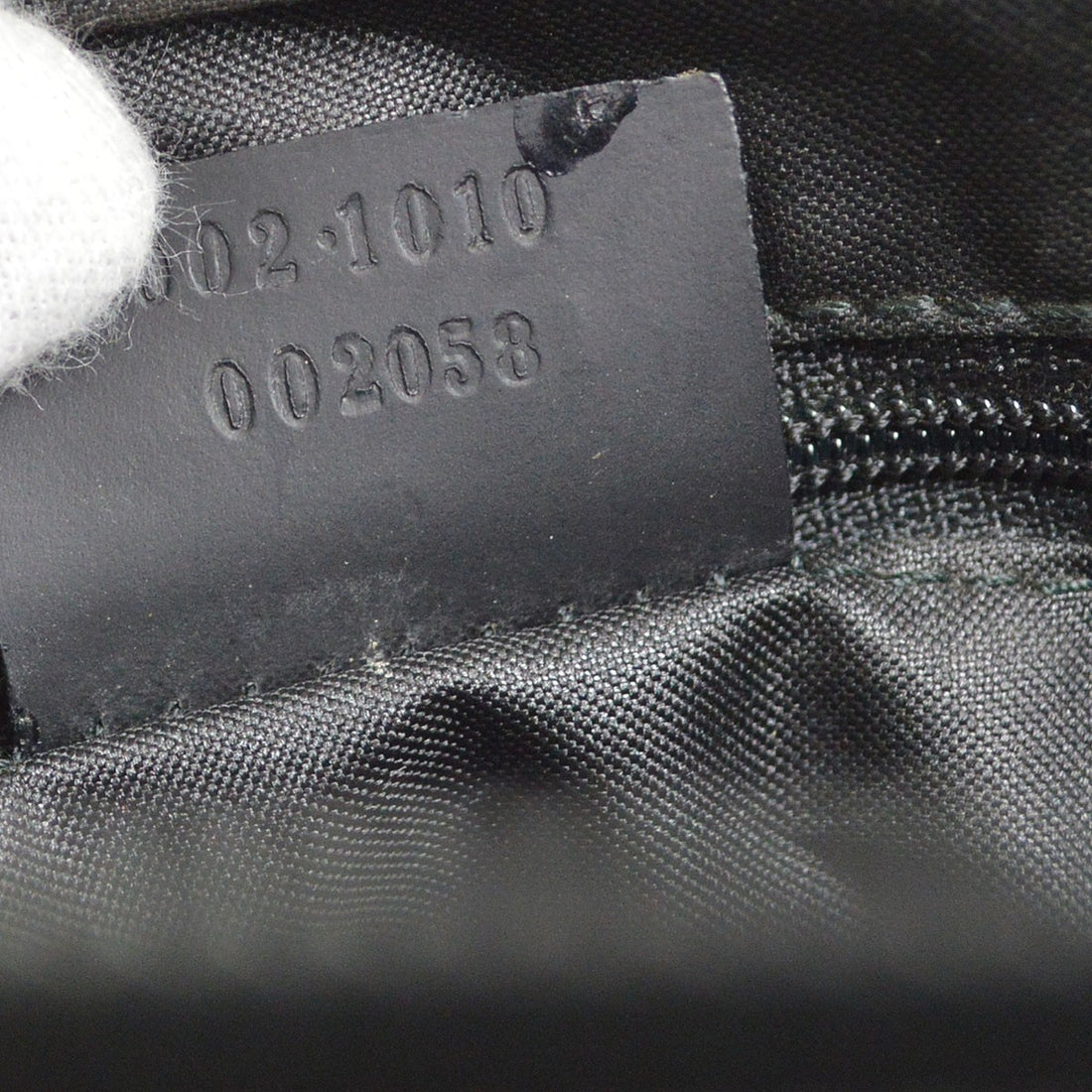 Gucci Bamboo Tote in Tela GG Nero Vintage