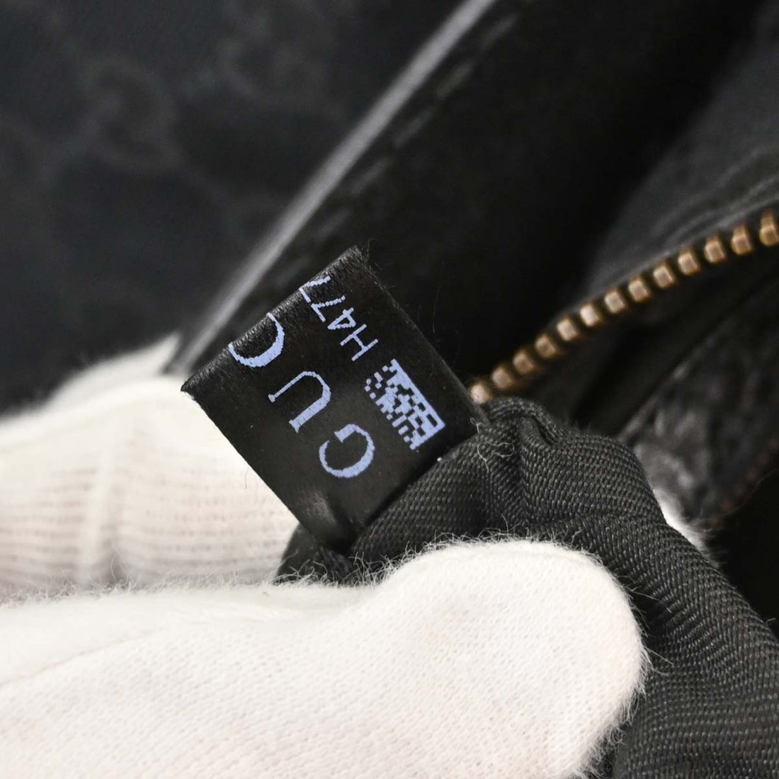 Gucci Borsa a Mano in Tela GG Nero Vintage