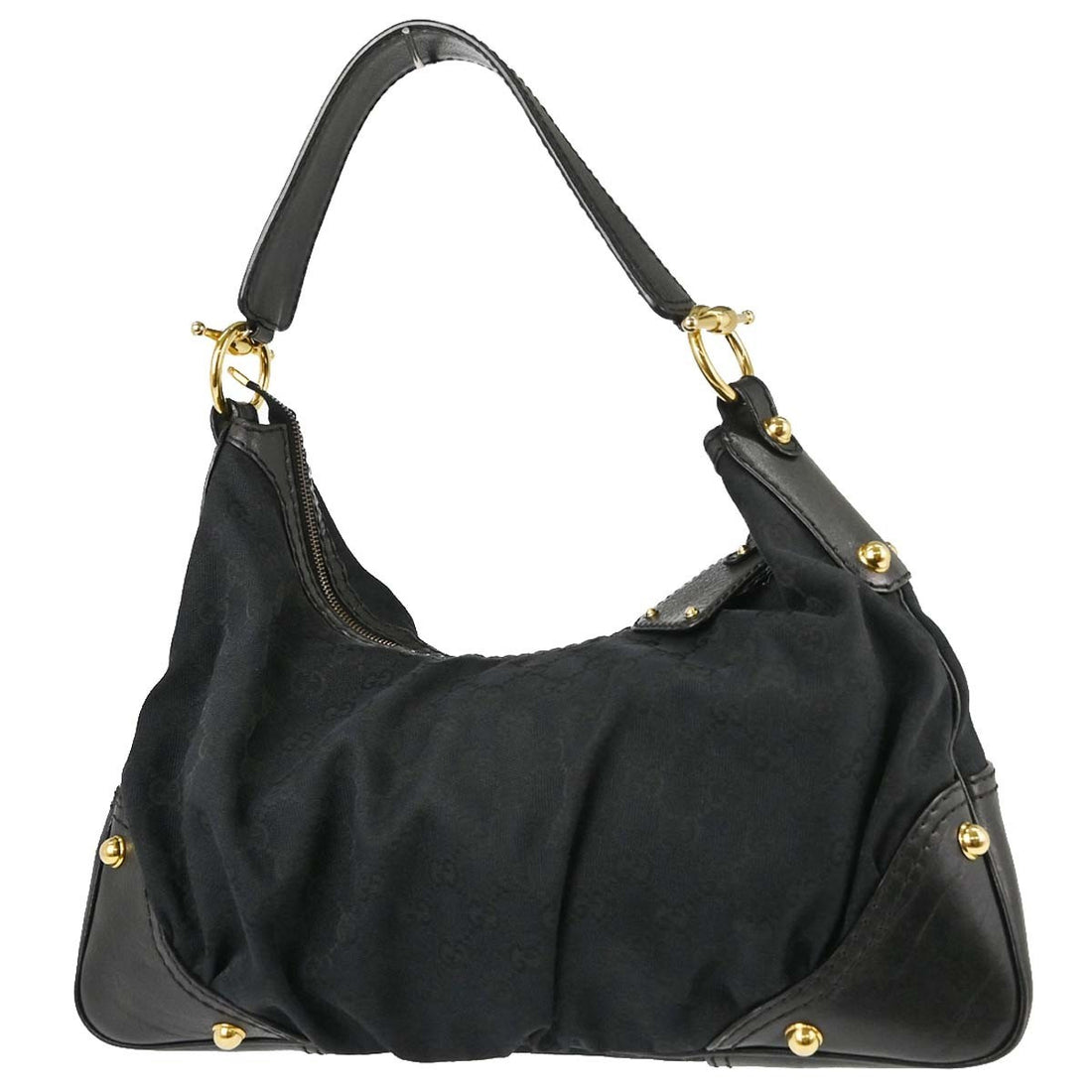 Gucci Borsa a Mano in Tela GG Nero Vintage