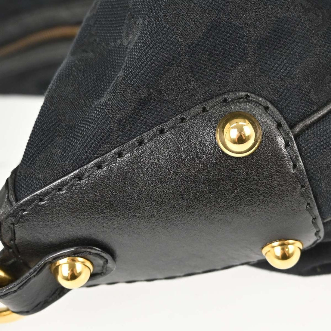 Gucci Borsa a Mano in Tela GG Nero Vintage