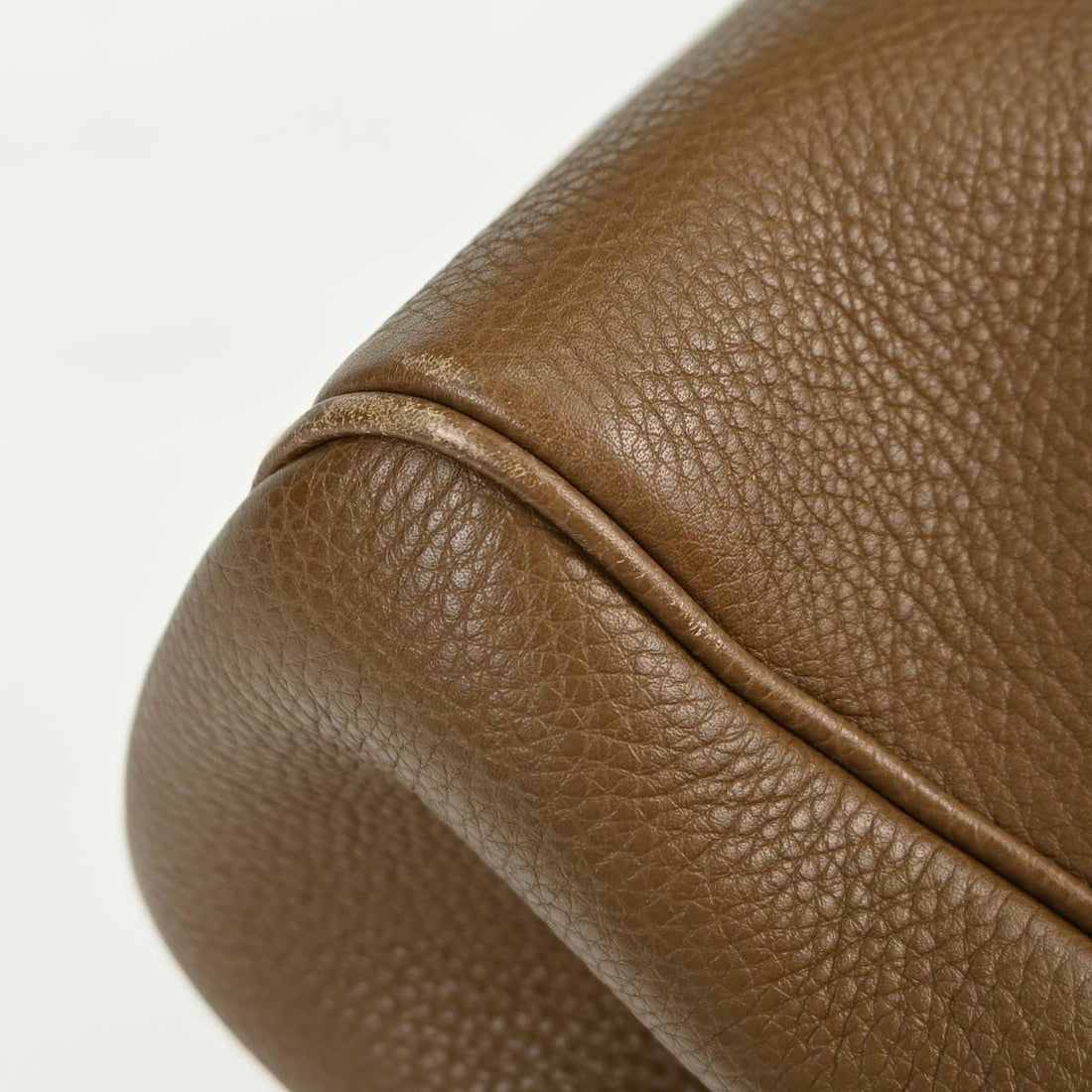 Gucci Brown Bamboo Leather Handbag Vintage