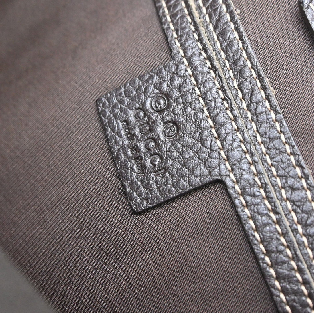 Gucci Joy Tote in Tela GG Crystal Marrone Vintage