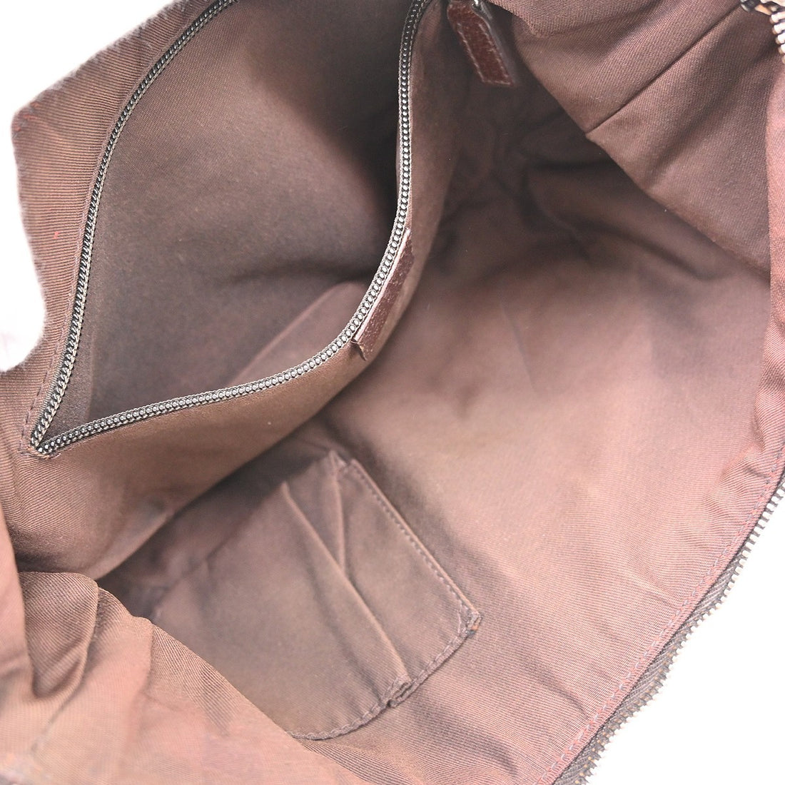 Gucci Shelly in Tela GG Marrone e Beige Vintage