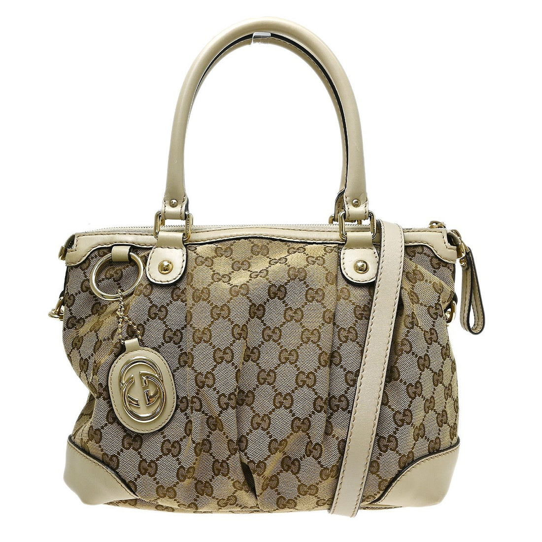 Gucci Sukey 2 in 1 in Tela GG Beige Vintage