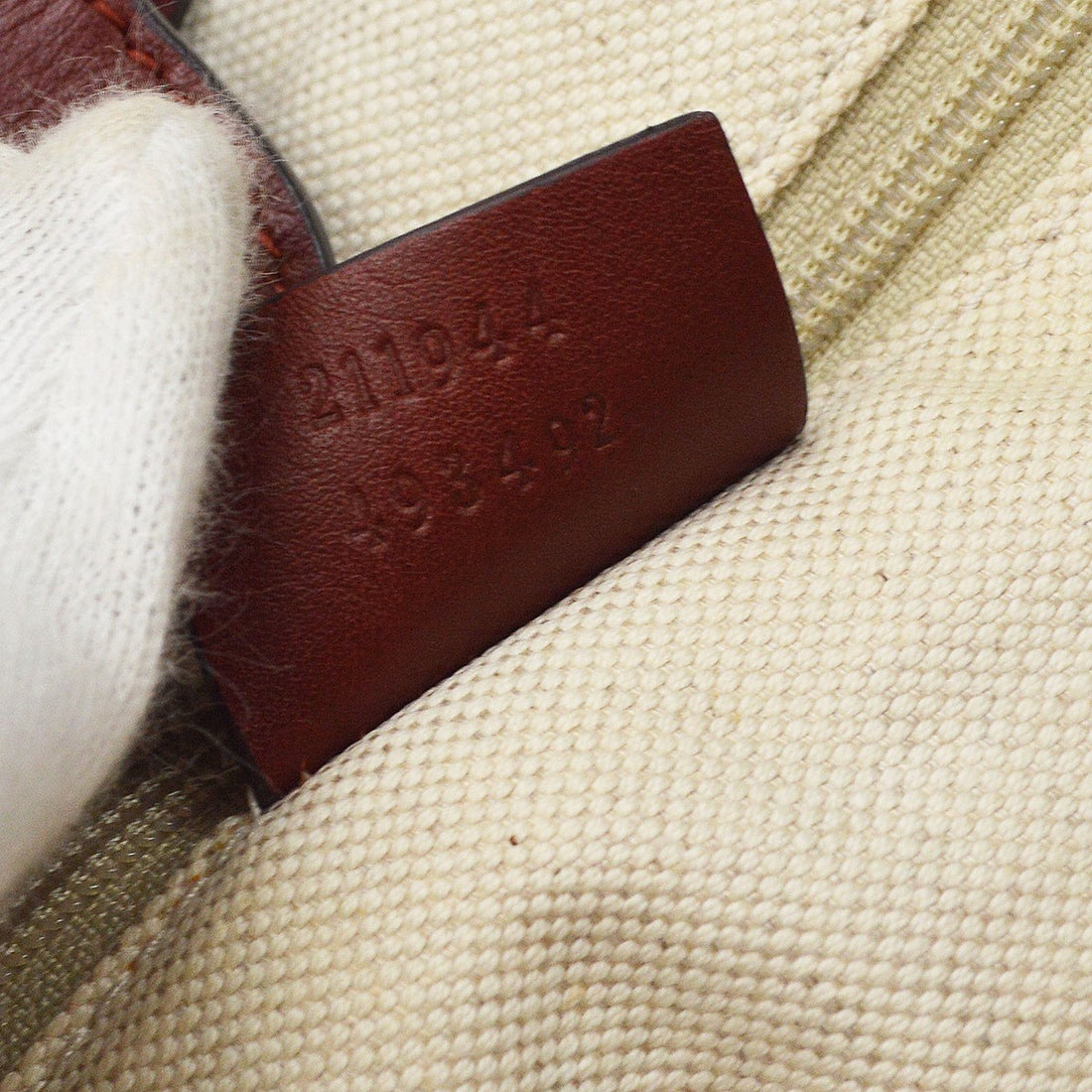 Gucci Burgundy Sukey Guccissima Tote Bag Vintage