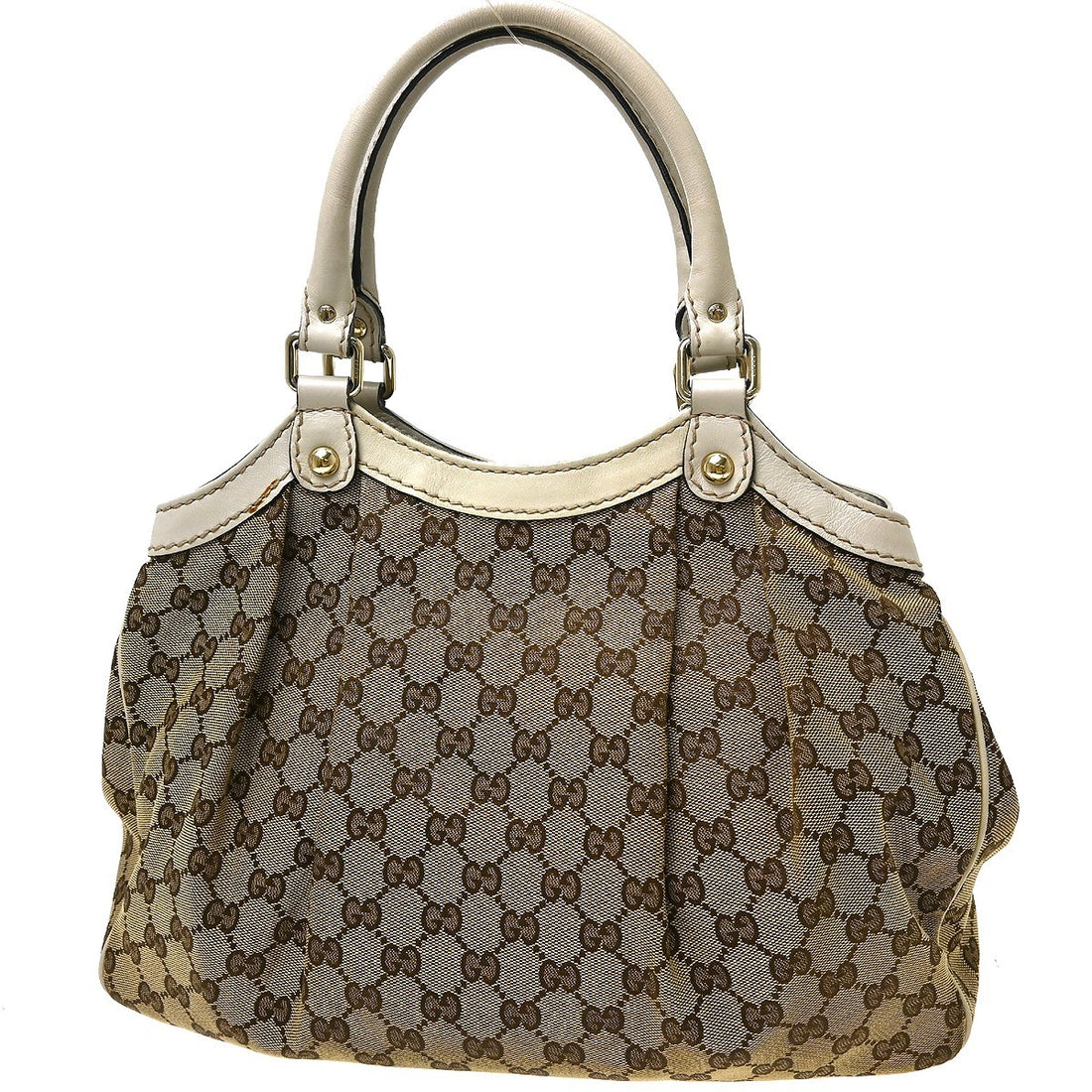 Gucci Sukey Tote in Tela GG Beige Vintage