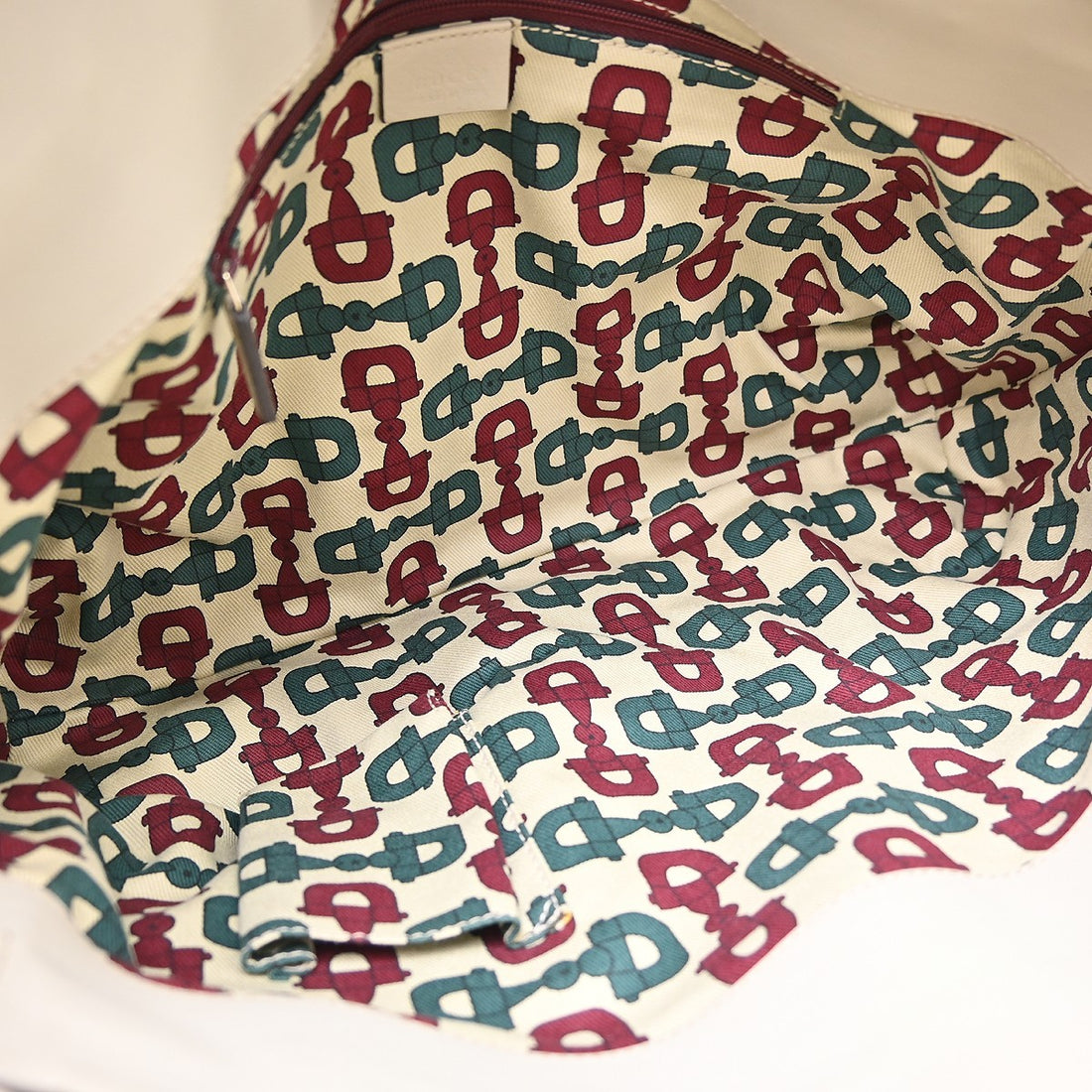 Gucci Tote Guccissima in Pelle Guccissima Bianco Panna Vintage