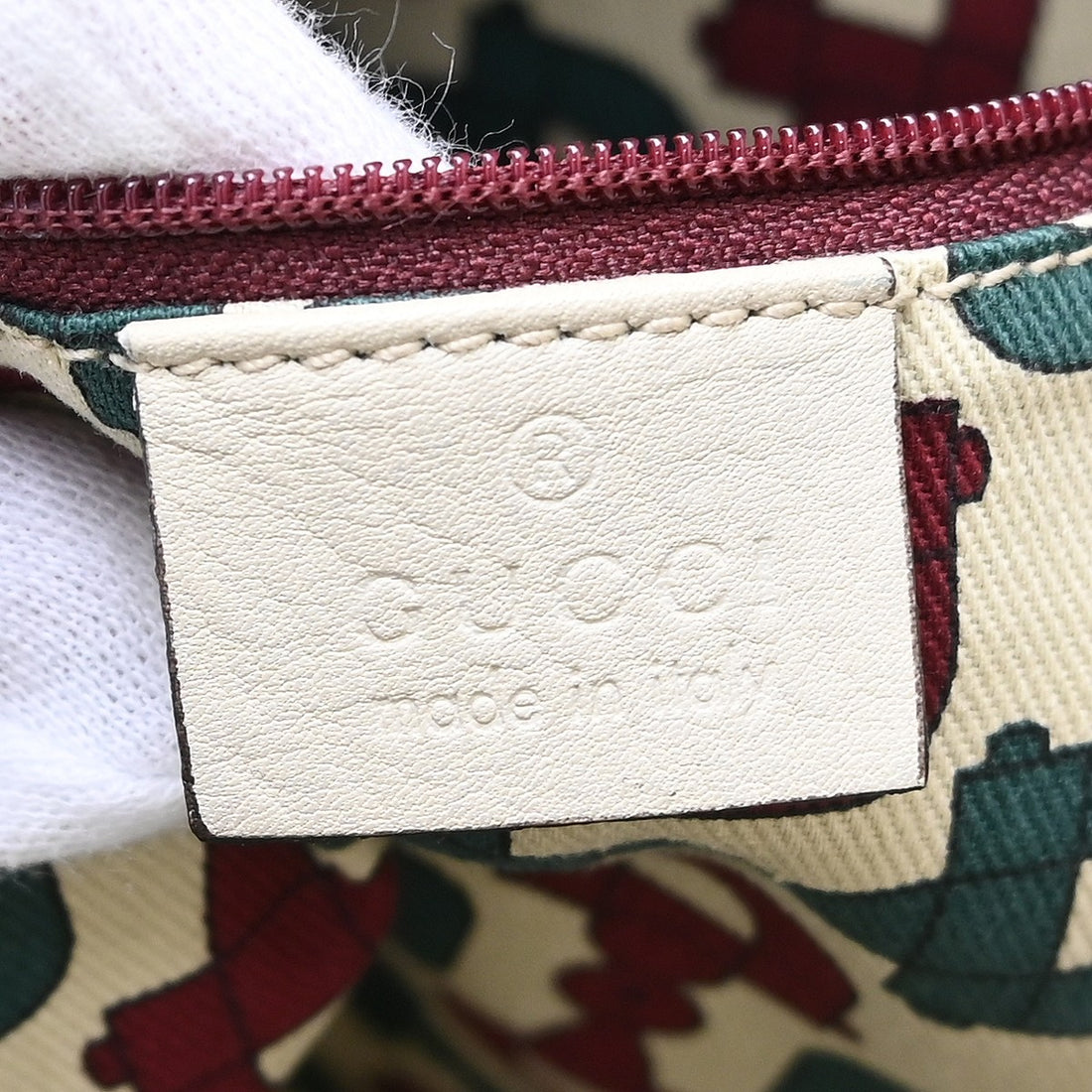 Gucci Tote Guccissima in Pelle Guccissima Bianco Panna Vintage