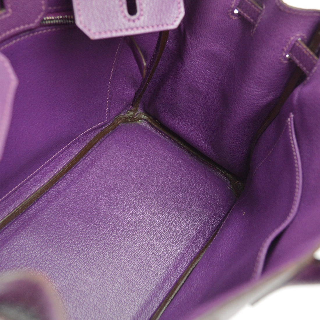 Hermès Birkin 25 in Pelle Chèvre Mysore Viola Vintage