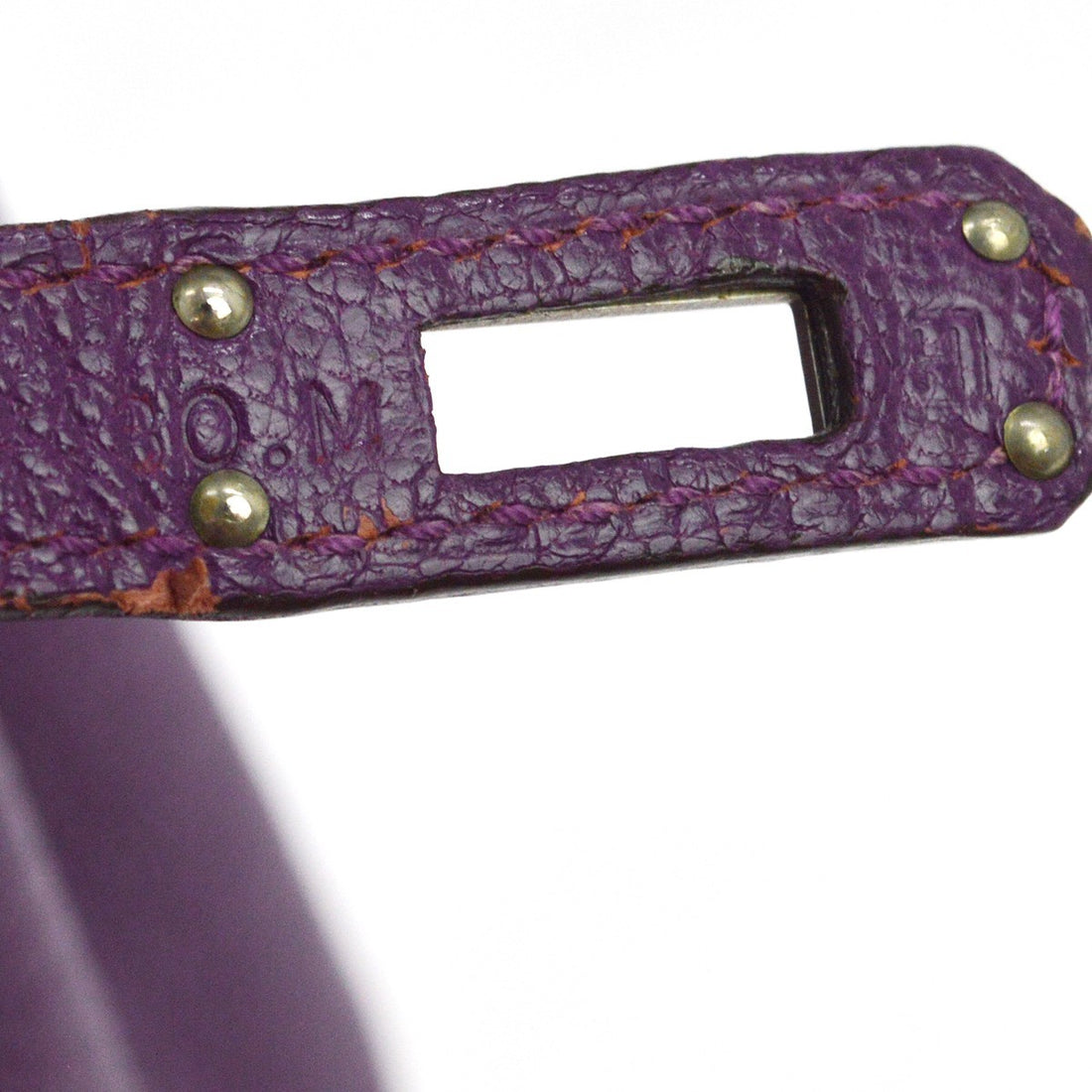 Hermès Birkin 25 in Pelle Chèvre Mysore Viola Vintage