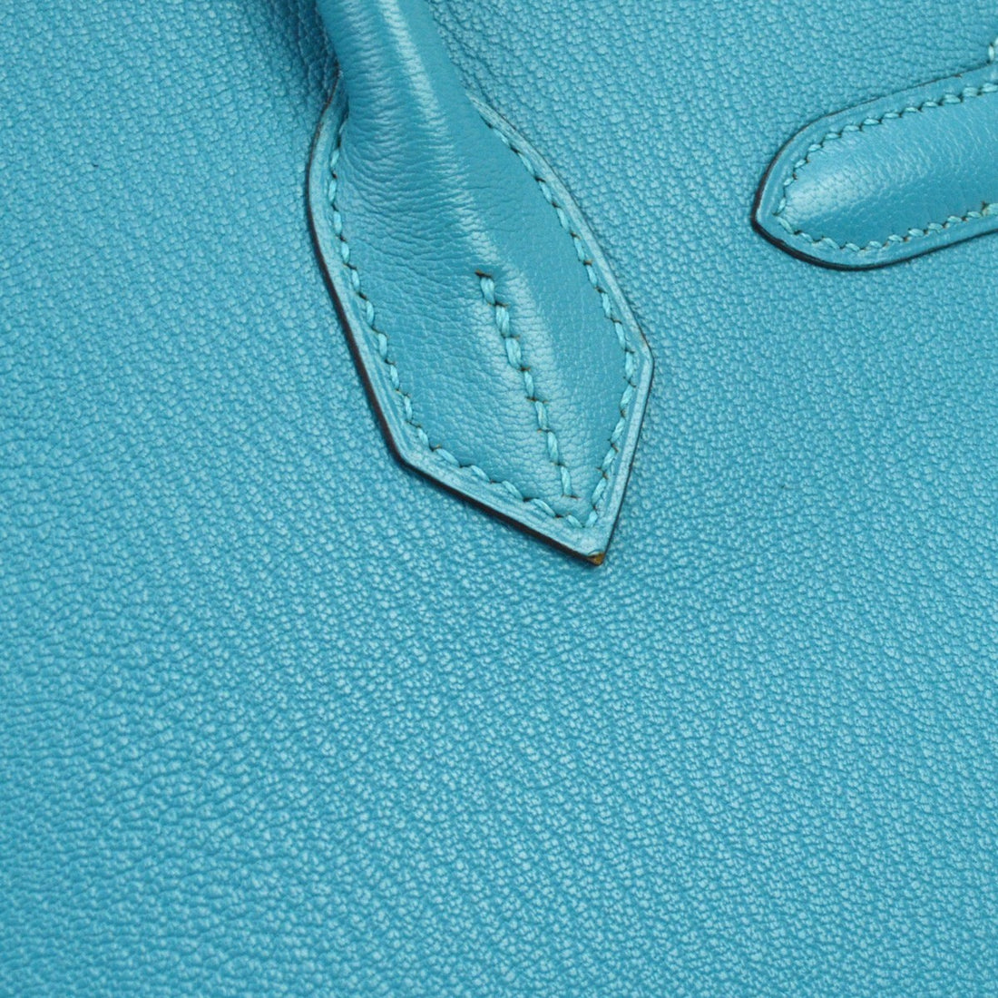 Hermès Birkin 30 in Pelle Chèvre Mysore Turchese Vintage