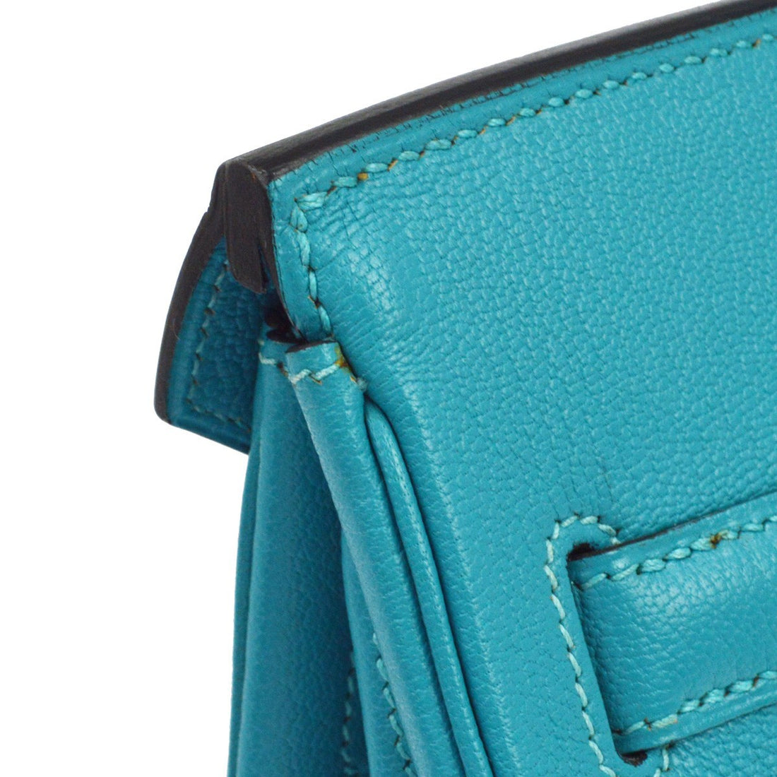 Hermès Birkin 30 in Pelle Chèvre Mysore Turchese Vintage