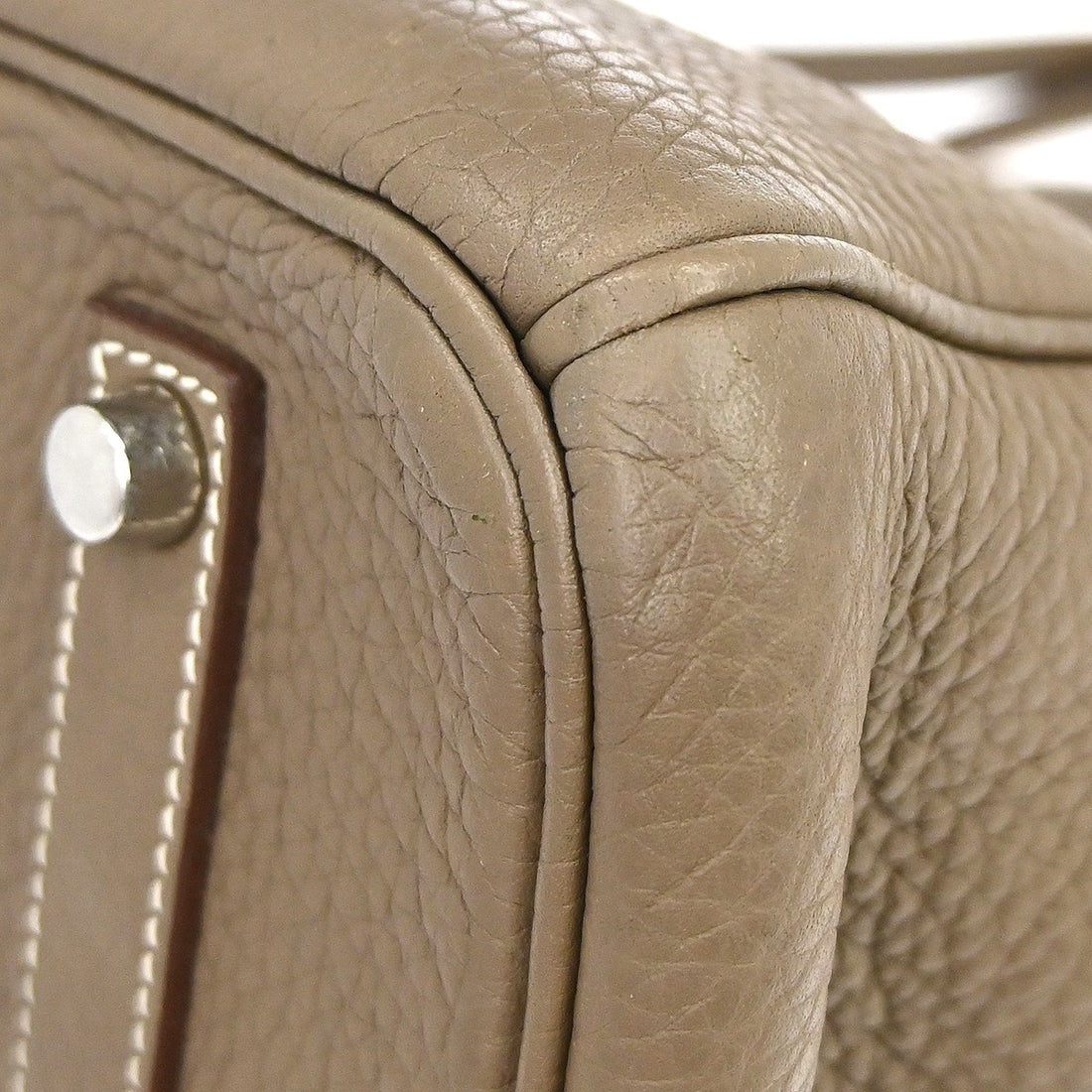 Hermès Birkin 35 in Pelle Taurillon Clemence Etoupe Vintage