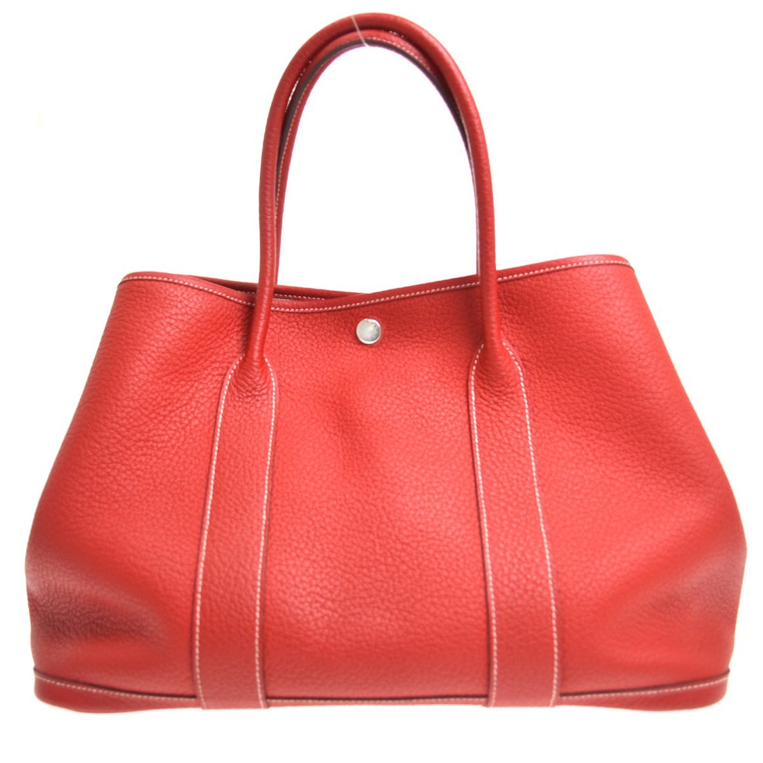 Hermès Garden Party 36 in Pelle Negonda Rouge Grenade Vintage