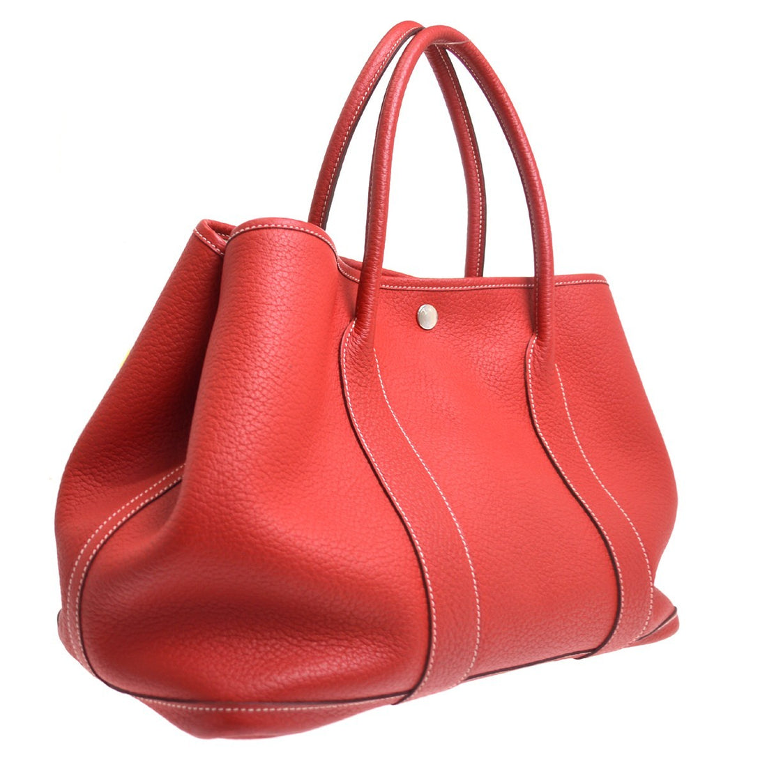 Hermès Garden Party 36 in Pelle Negonda Rouge Grenade Vintage