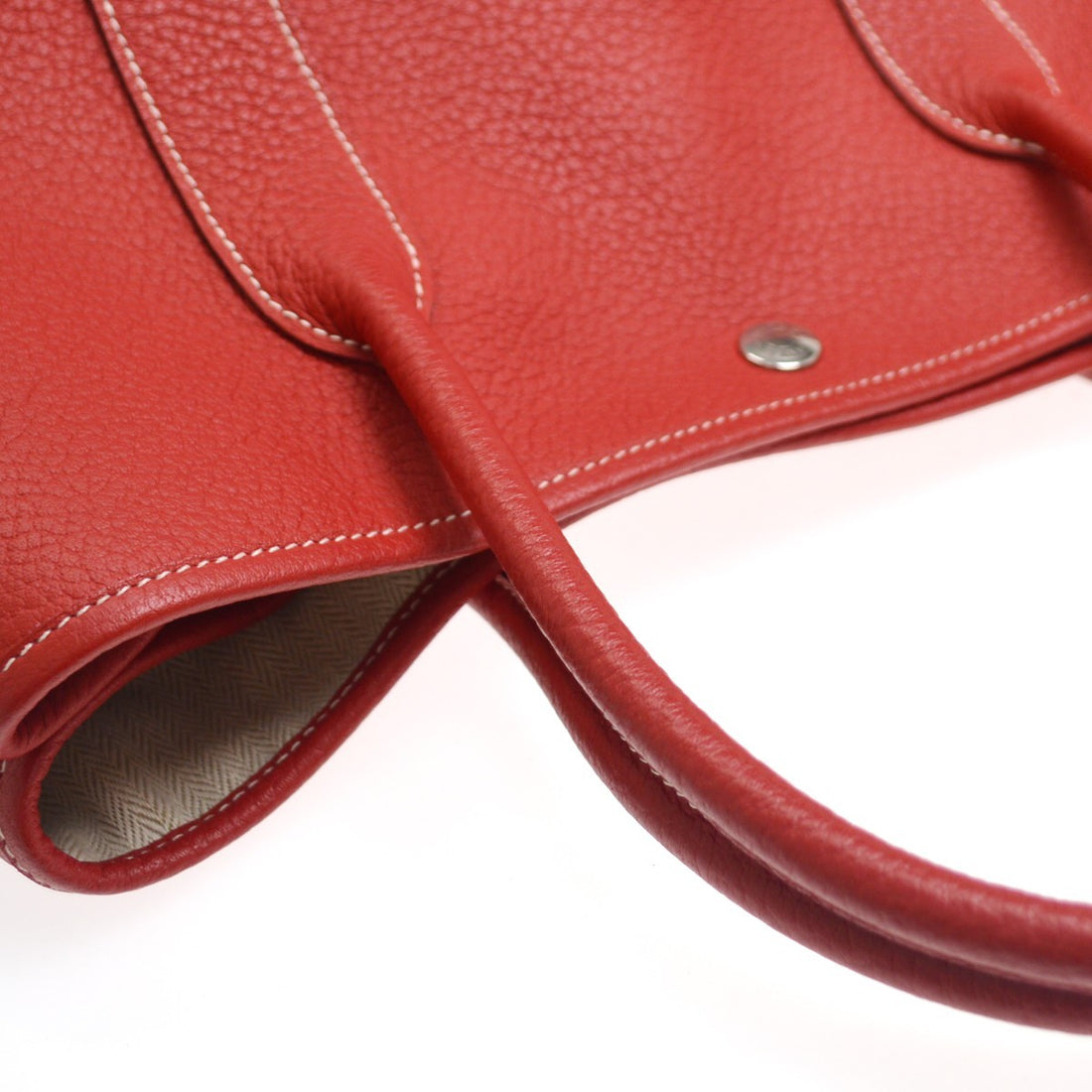 Hermès Garden Party 36 in Pelle Negonda Rouge Grenade Vintage