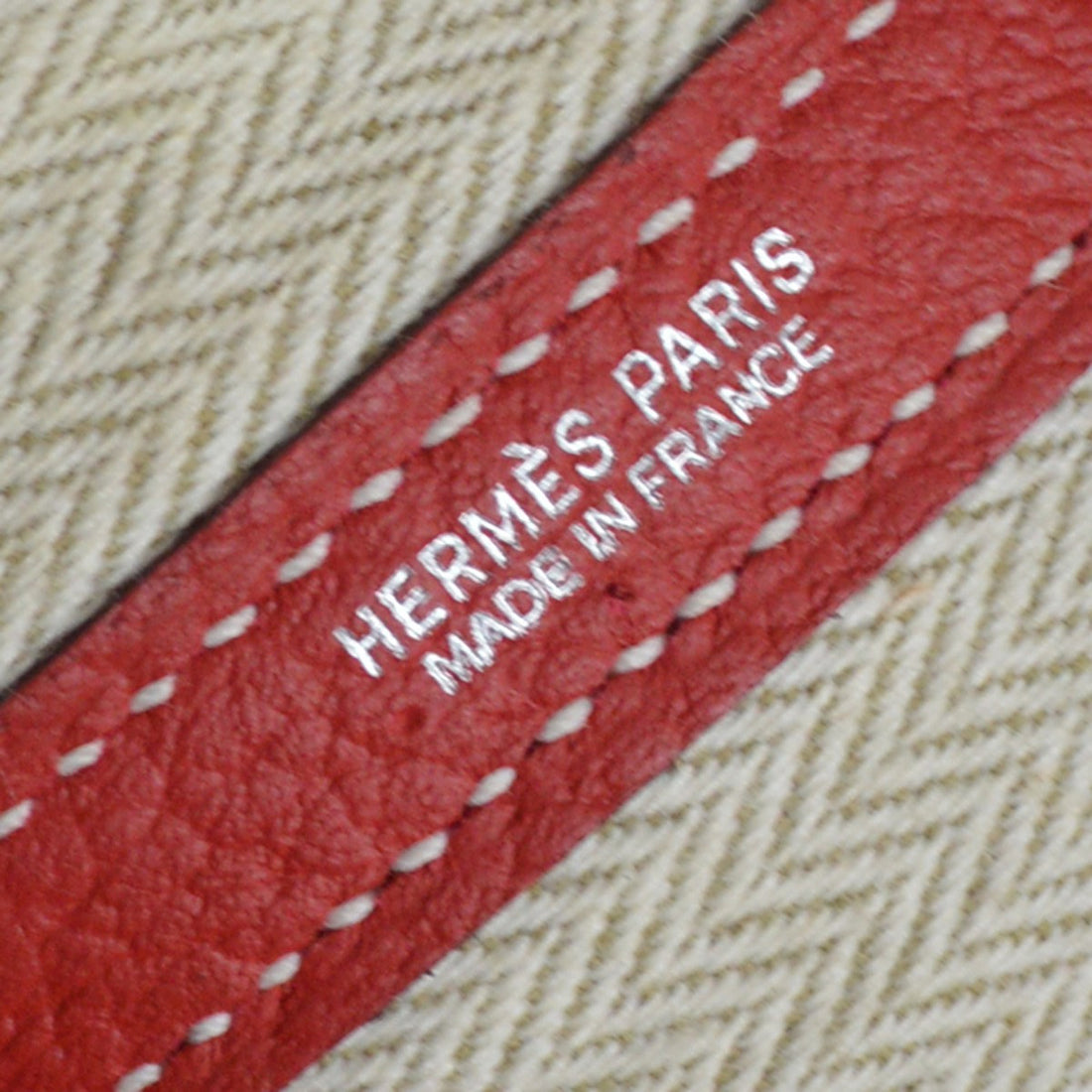 Hermès Garden Party 36 in Pelle Negonda Rouge Grenade Vintage