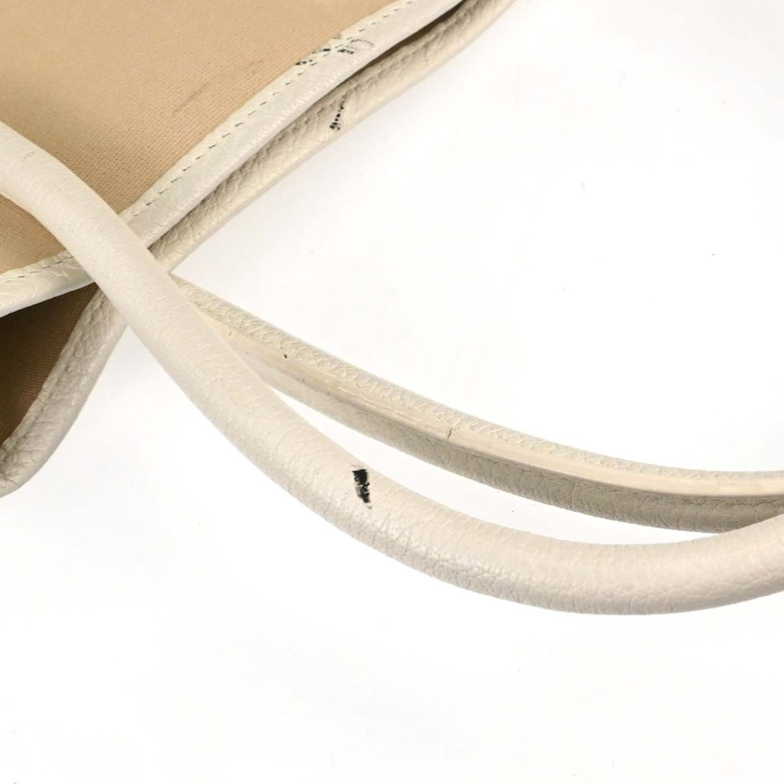 Hermès Garden Party 36 in Tela e Pelle Beige Vintage