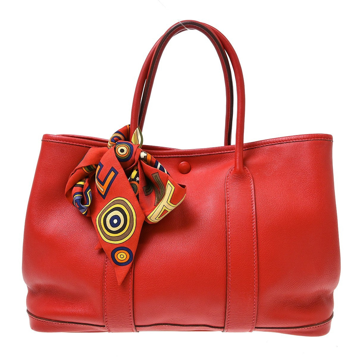 Hermès Garden Twilly 30 TPM in Pelle Swift Rouge H Vintage – foto 1