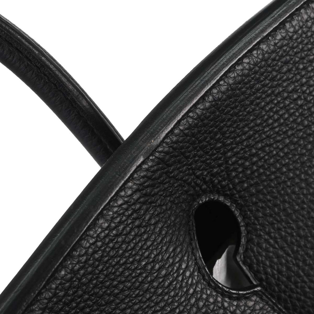 Hermès Haut à Courroies 50 in Pelle Togo Nera Vintage