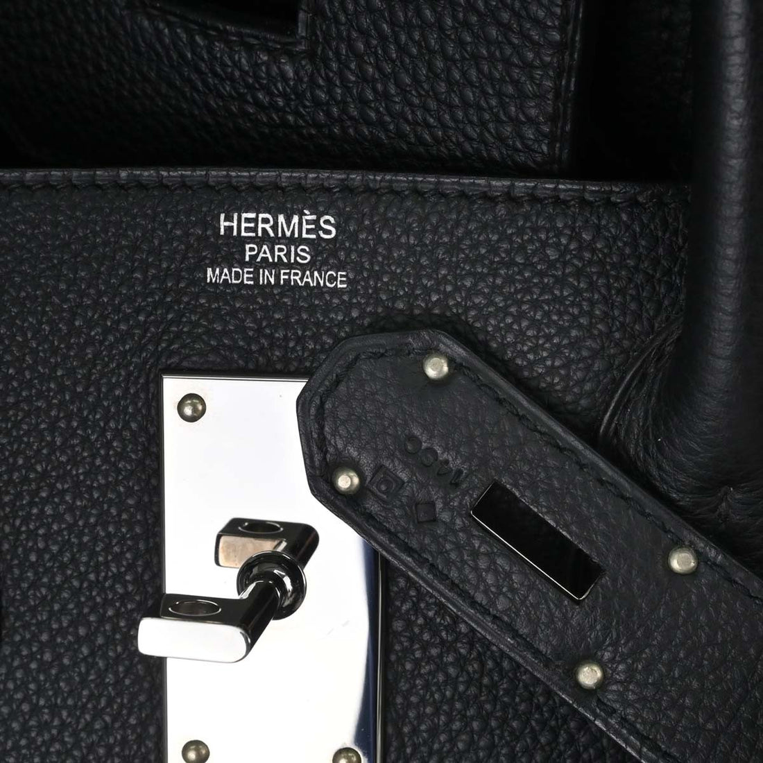 Hermès Haut à Courroies 50 in Pelle Togo Nera Vintage