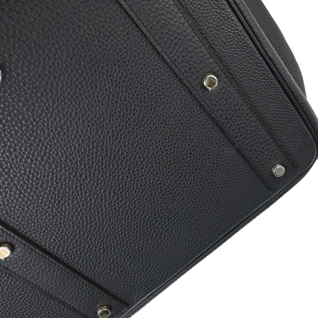 Hermès Haut à Courroies 50 in Pelle Togo Nera Vintage