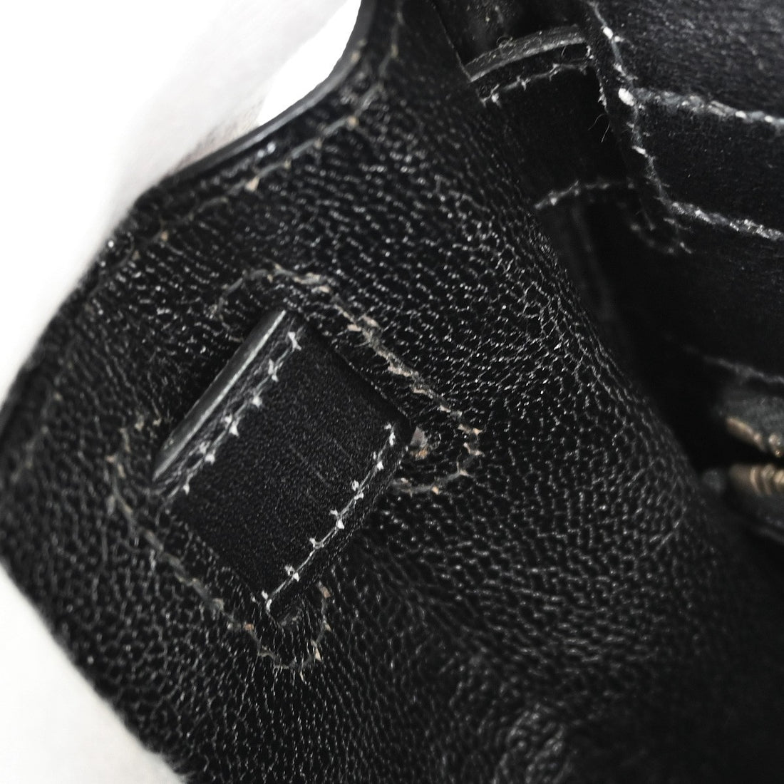 Hermès Kelly 28 Retourne in Pelle Gulliver Nero Vintage