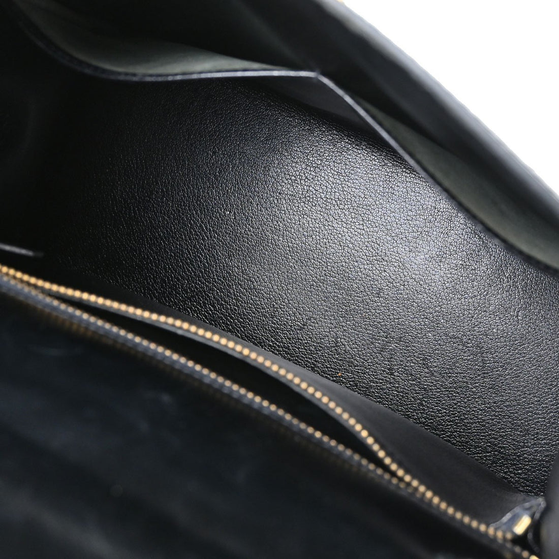 Hermès Kelly 28 Sellier in Pelle Box Calf Nero Vintage