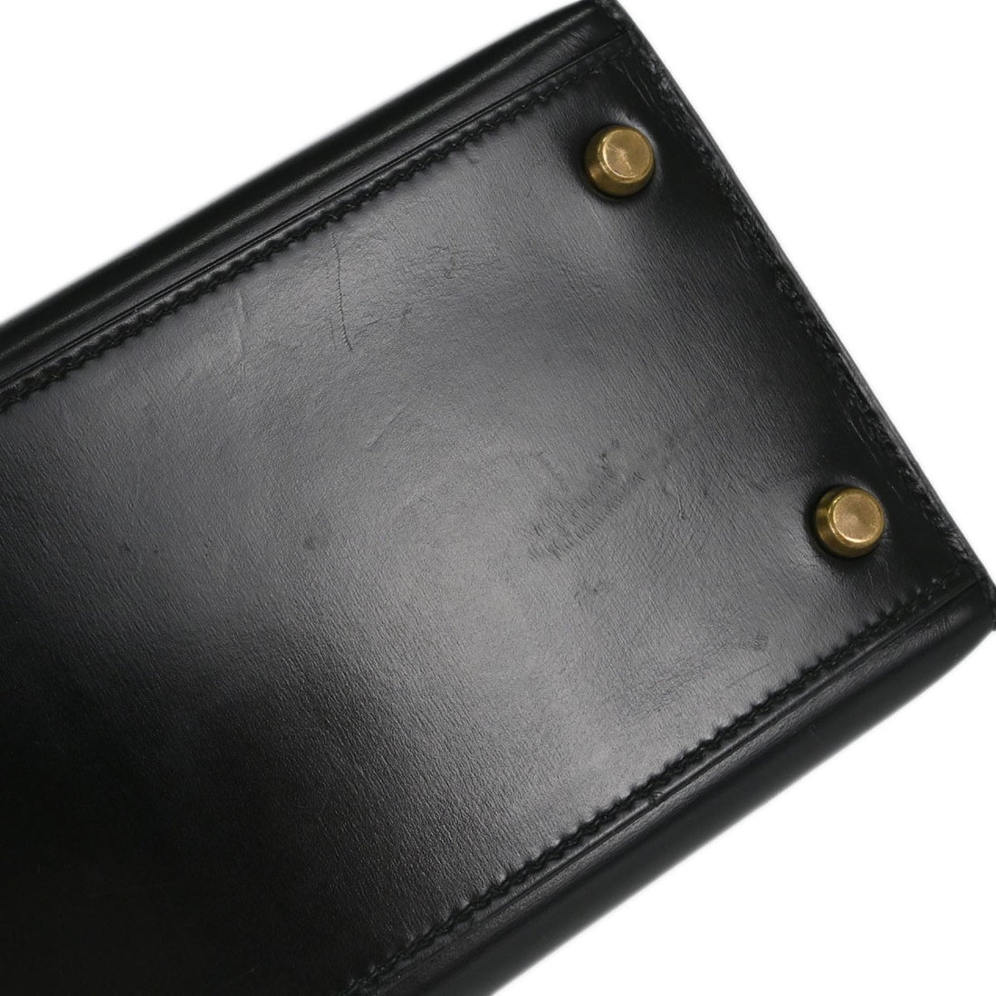 Hermès Kelly 28 Sellier in Pelle Box Calf Nero Vintage
