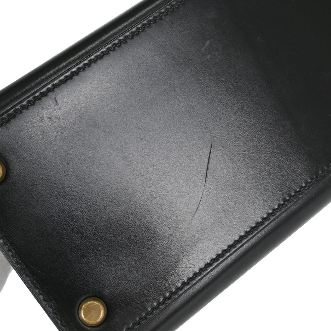 Hermès Kelly 28 Sellier in Pelle Box Calf Nero Vintage