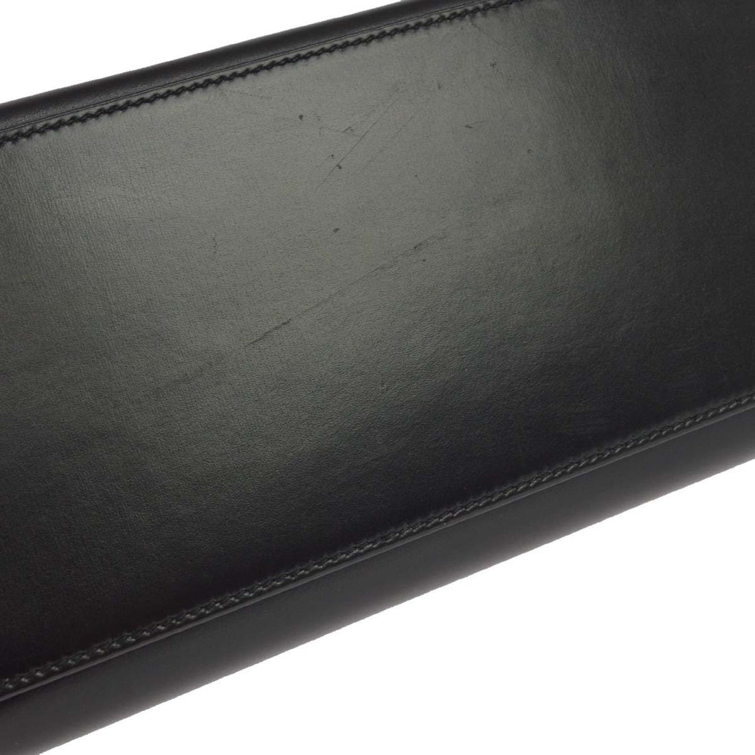 Hermès Kelly 32 Sellier in Box Calf Nero Vintage