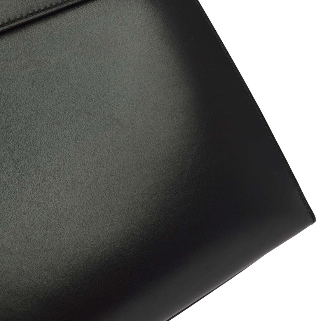 Hermès Kelly 32 Sellier in Box Calf Nero Vintage