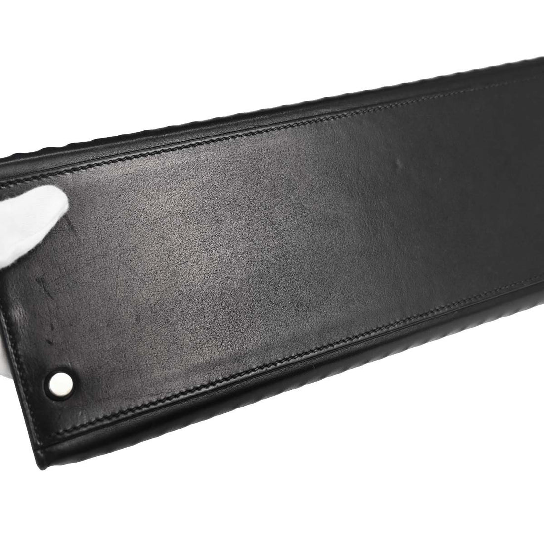 Hermès Kelly 32 Sellier in Pelle Nera Vintage