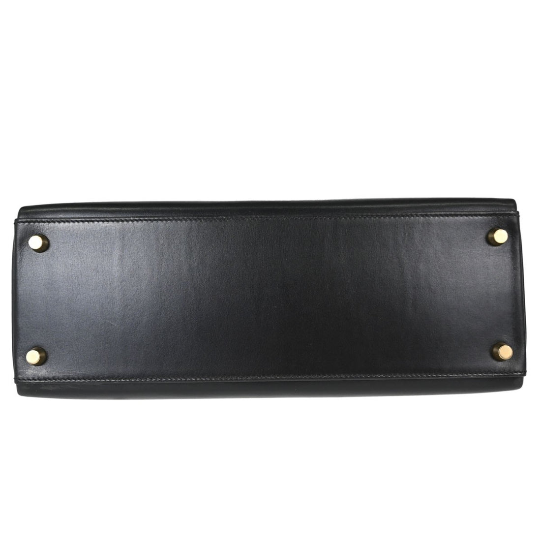 Hermès Kelly 32 Sellier in Pelle Box Calf Nero Vintage