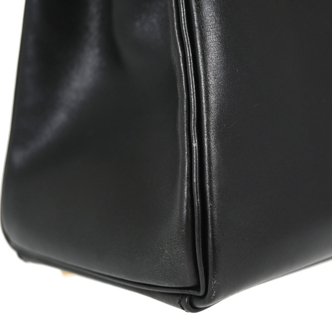 Hermès Kelly 32 Sellier in Pelle Box Calf Nero Vintage