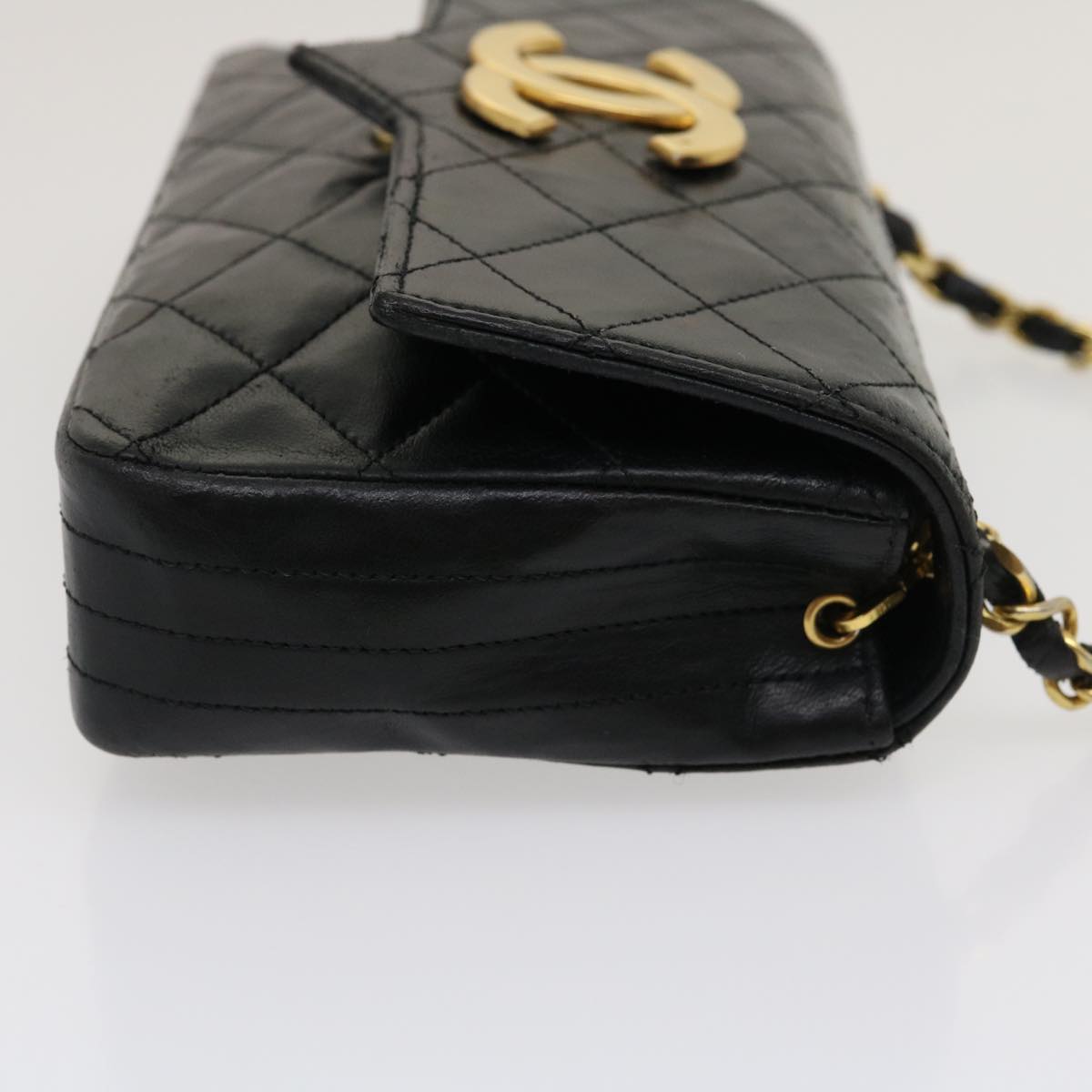 CHANEL Matelasse Bag Nera Originale | Borsa a Tracolla Oro