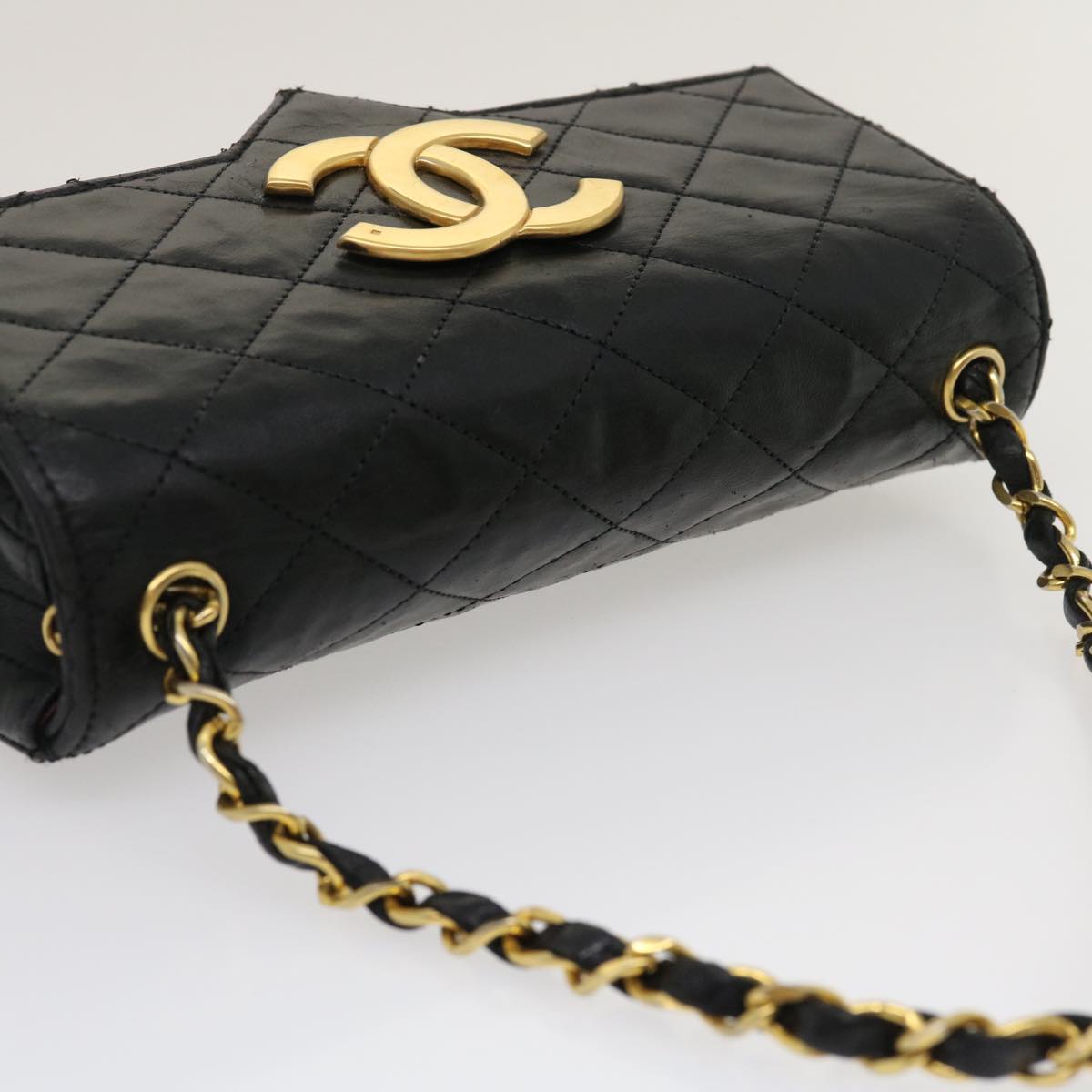 CHANEL Matelasse Bag Nera Originale | Borsa a Tracolla Oro