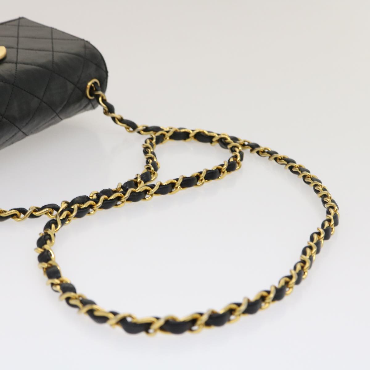 CHANEL Matelasse Bag Nera Originale | Borsa a Tracolla Oro