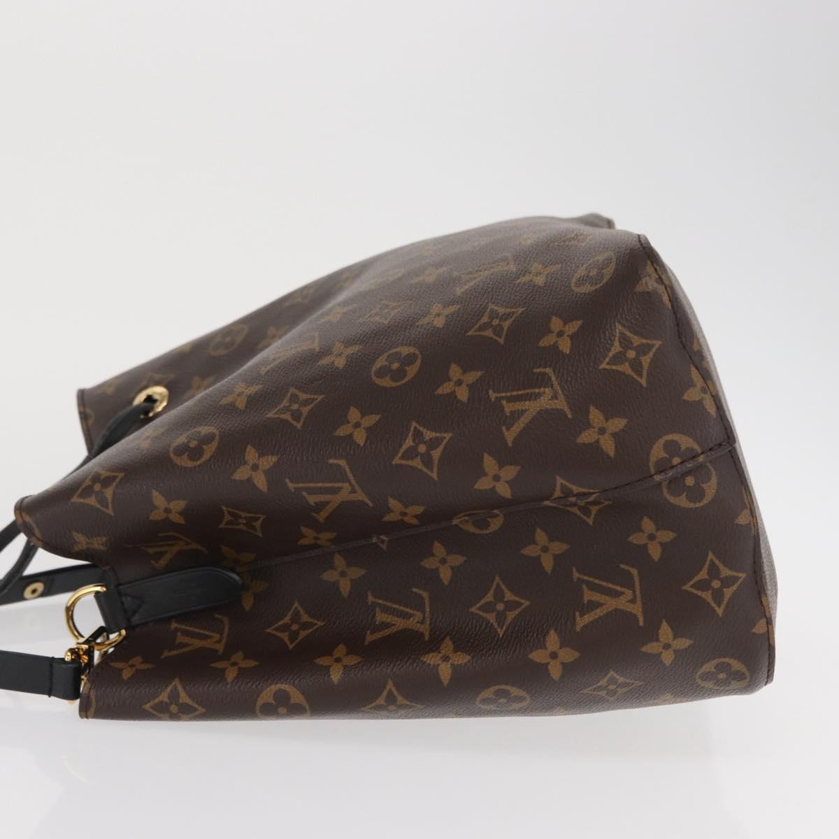 Louis Vuitton Neonoe Monogram Shoulder Bag Black Authentic ka1907 - photo 4