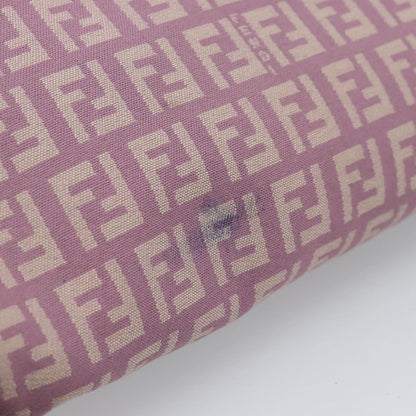 FENDI Zucchino Canvas Baguette Bag Rosa Argento Originale | Mamma Baguette