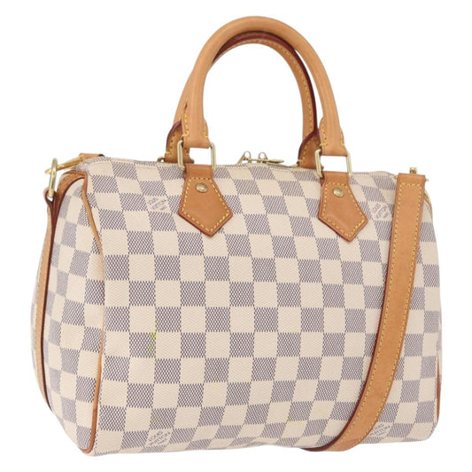 Louis Vuitton Damier Azur Speedy Bandouliere 25 Handbag Authentic ka5166A - photo 1