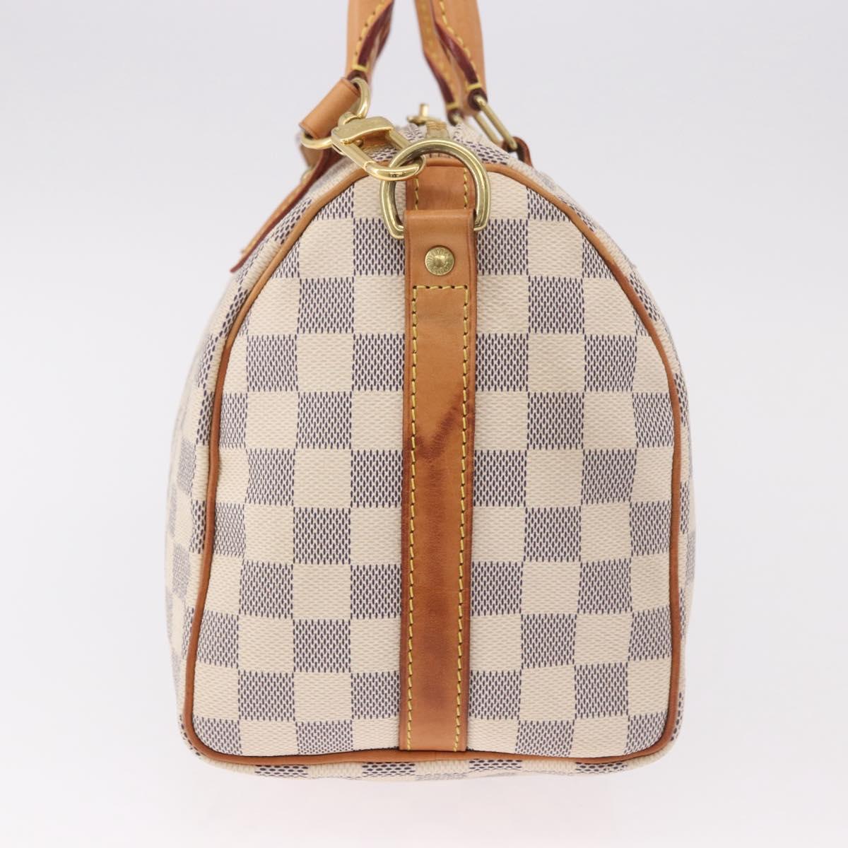 Louis Vuitton Damier Azur Speedy Bandouliere 25 Handbag Authentic ka5166A - photo 3
