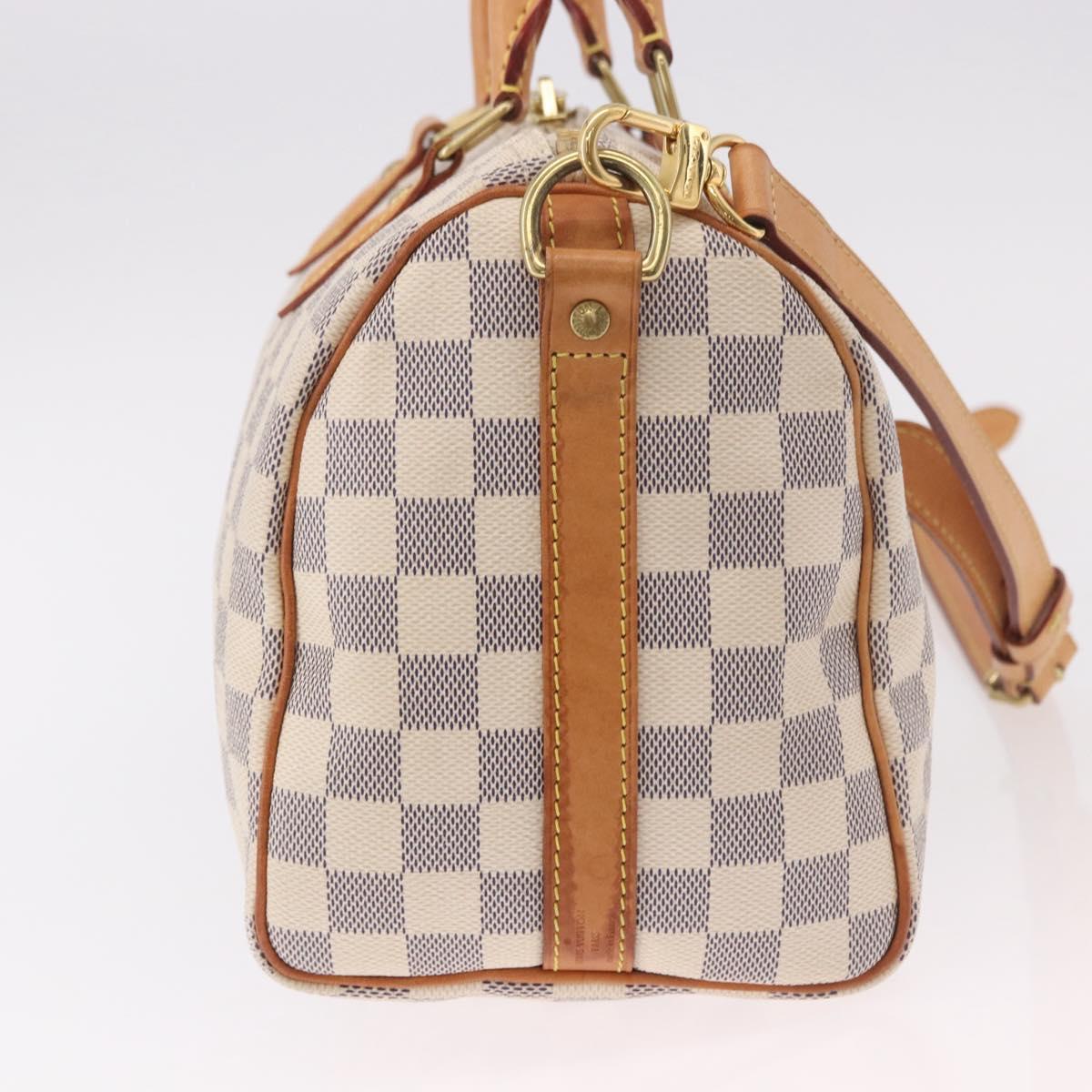 Louis Vuitton Damier Azur Speedy Bandouliere 25 Handbag Authentic ka5166A - photo 4