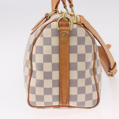 Louis Vuitton Damier Azur Speedy Bandouliere 25 Handbag Authentic ka5166A - photo 4