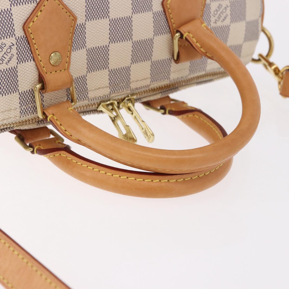 Louis Vuitton Damier Azur Speedy Bandouliere 25 Handbag Authentic ka5166A - photo 7
