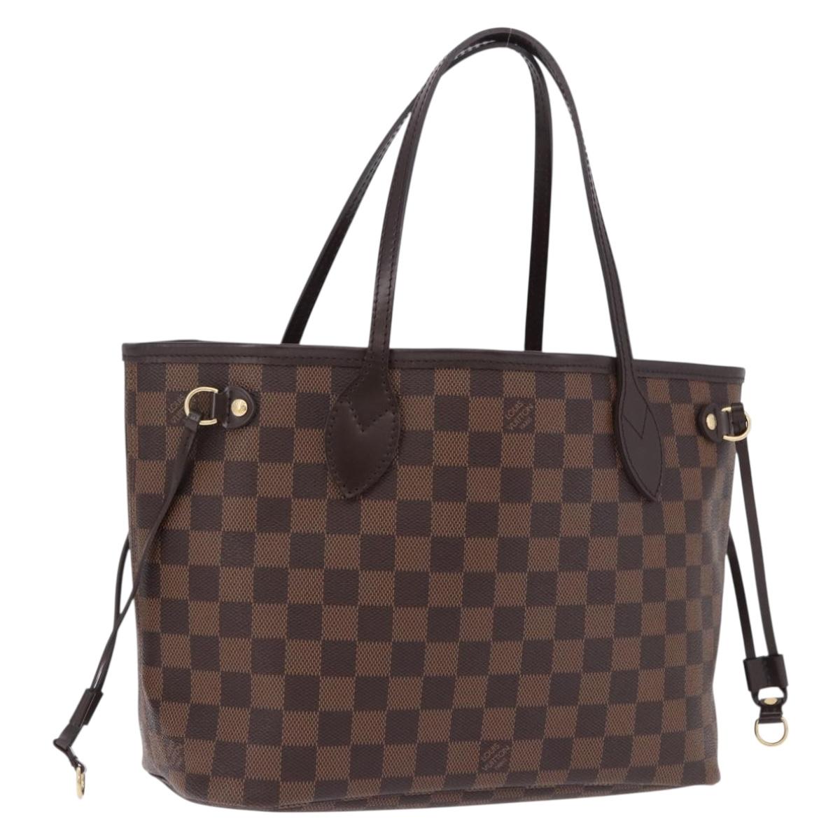 Louis Vuitton Damier Ebene Neverfull PM Tote Bag Authentic ka5462SAV - photo 1
